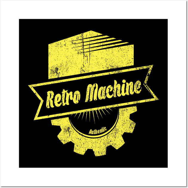 Retro Machine Wall Art by Insomnia_Project